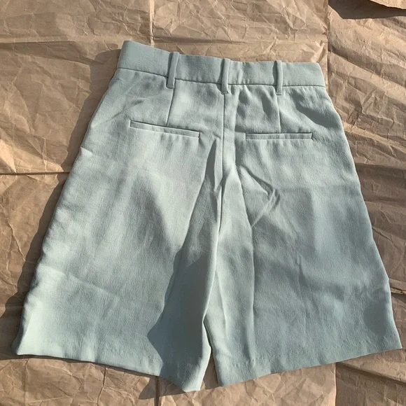 Aritzia Wilfred Limerick Pleated Shorts, Sz 4, Excellent Condition, LNWOT - Picture 10 of 16